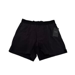 NWT Ten Thousand Session Short Mens Small Black With Liner 5 Inch Stretch